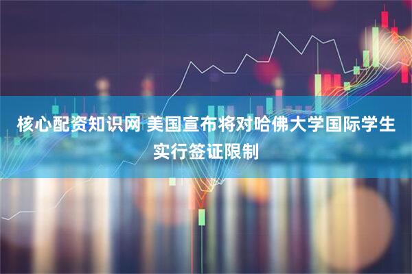 核心配资知识网 美国宣布将对哈佛大学国际学生实行签证限制